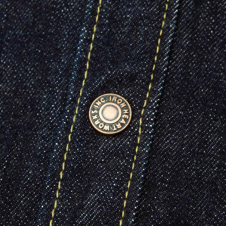 IRON HEART - 16oz Selvage C.P.O.Shirt / Indigo - IHSH-427