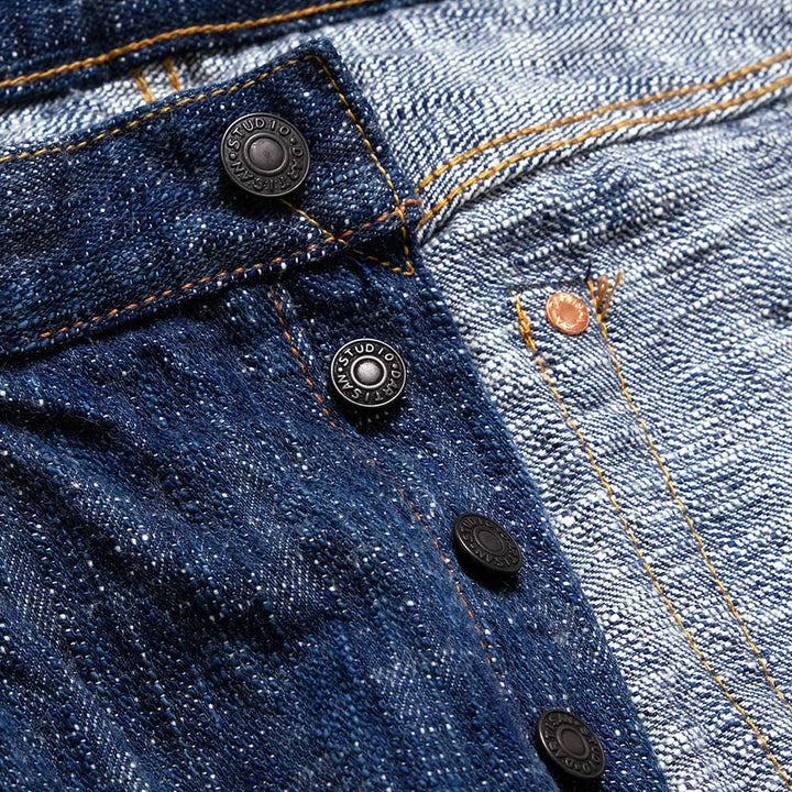 STUDIO D’ARTISAN - TWIN-INDIGO DENIM JEANS - D1894