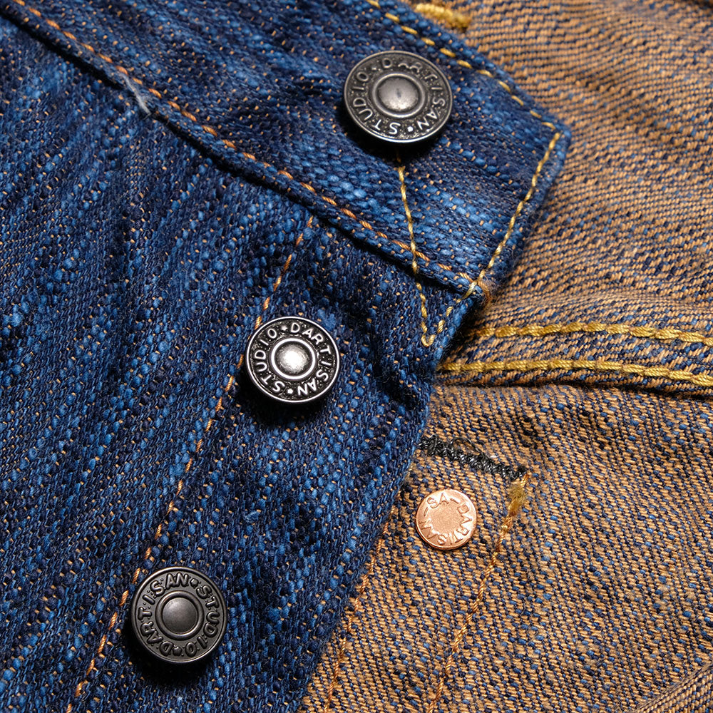STUDIO D’ARTISAN - 15oz Awa Sho-ai Kakishibu Jeans - Regular Straight - D1905