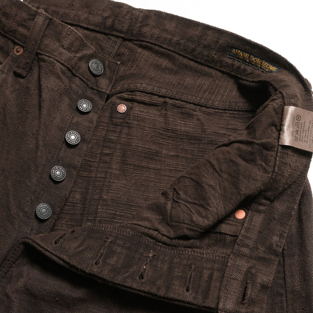 STUDIO D’ARTISAN - 奄美大島泥染(Amami-Dorozome) GL3 JEANS - D1913