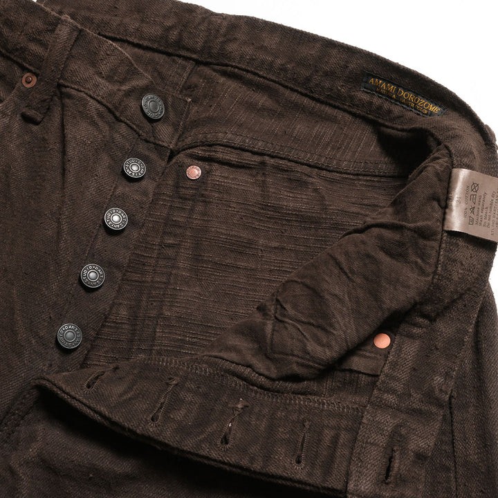 STUDIO D’ARTISAN - 奄美大島泥染(Amami-Dorozome) GL3 JEANS - D1913
