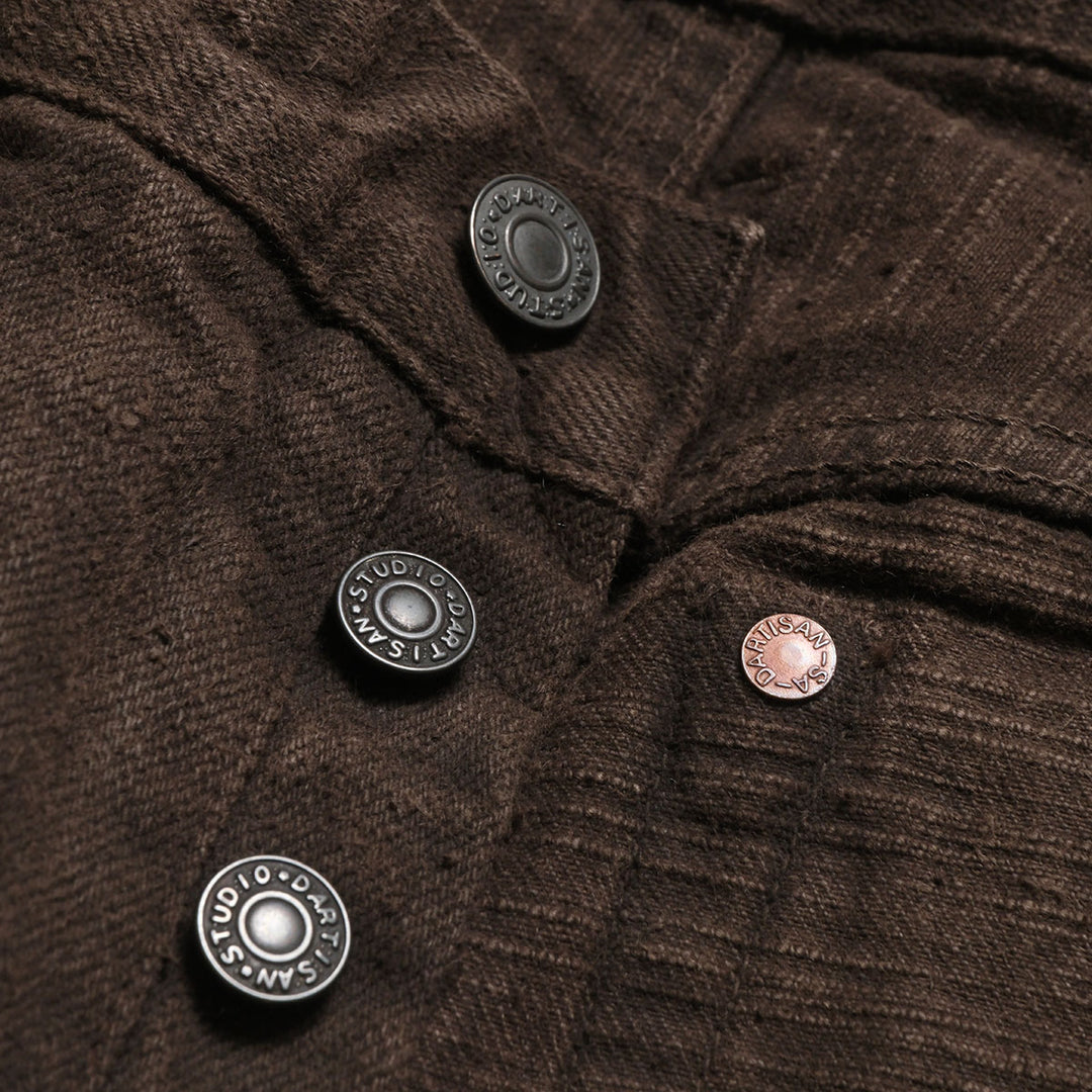 STUDIO D’ARTISAN - 奄美大島泥染(Amami-Dorozome) GL3 JEANS - D1913