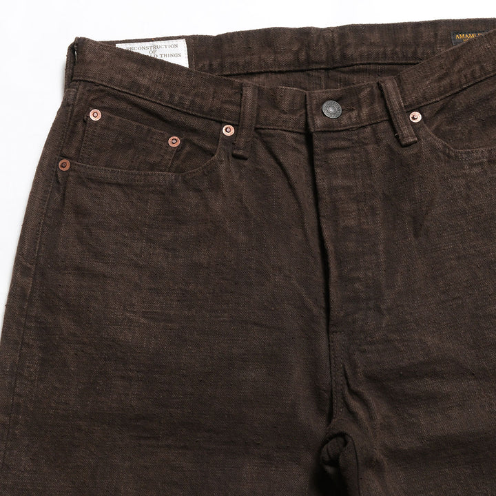 STUDIO D’ARTISAN - 奄美大島泥染(Amami-Dorozome) GL3 JEANS - D1913