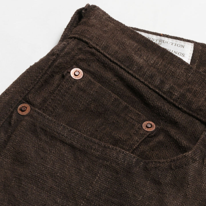 STUDIO D’ARTISAN - 奄美大島泥染(Amami-Dorozome) GL3 JEANS - D1913