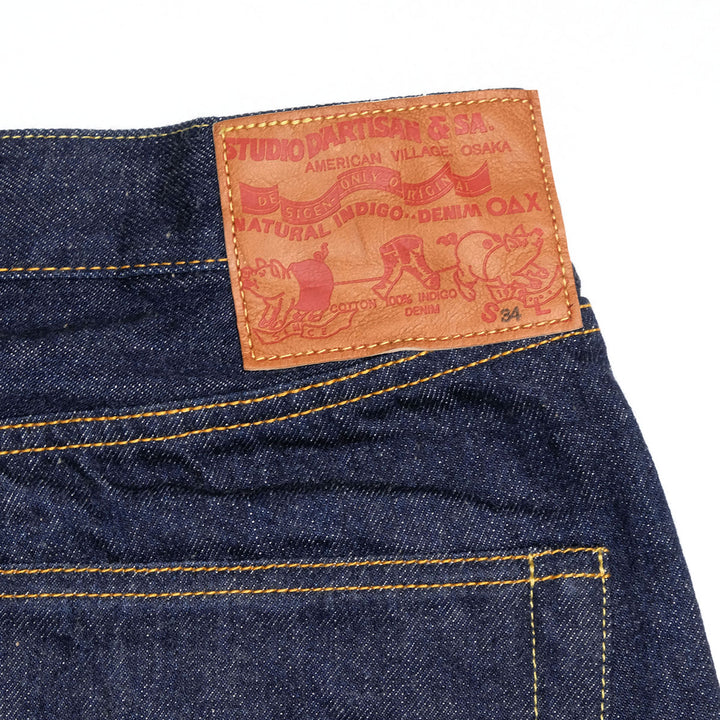 STUDIO D’ARTISAN - 15oz Natural Indigo Rope Dyeing Denim - Regular Straight - D1950