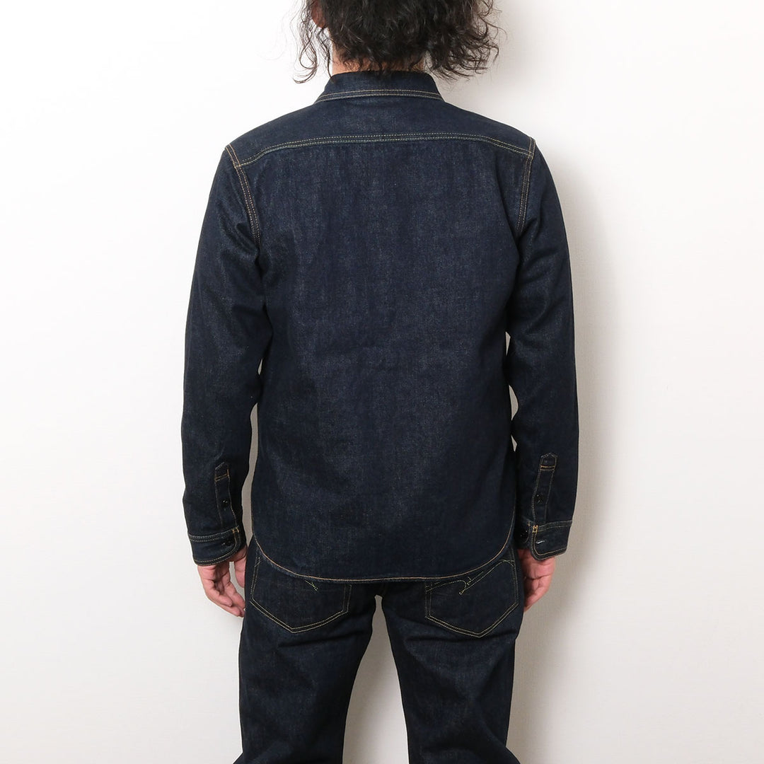 STUDIO D’ARTISAN & SA. - 14oz. DENIM WORK SHIRT - D5335