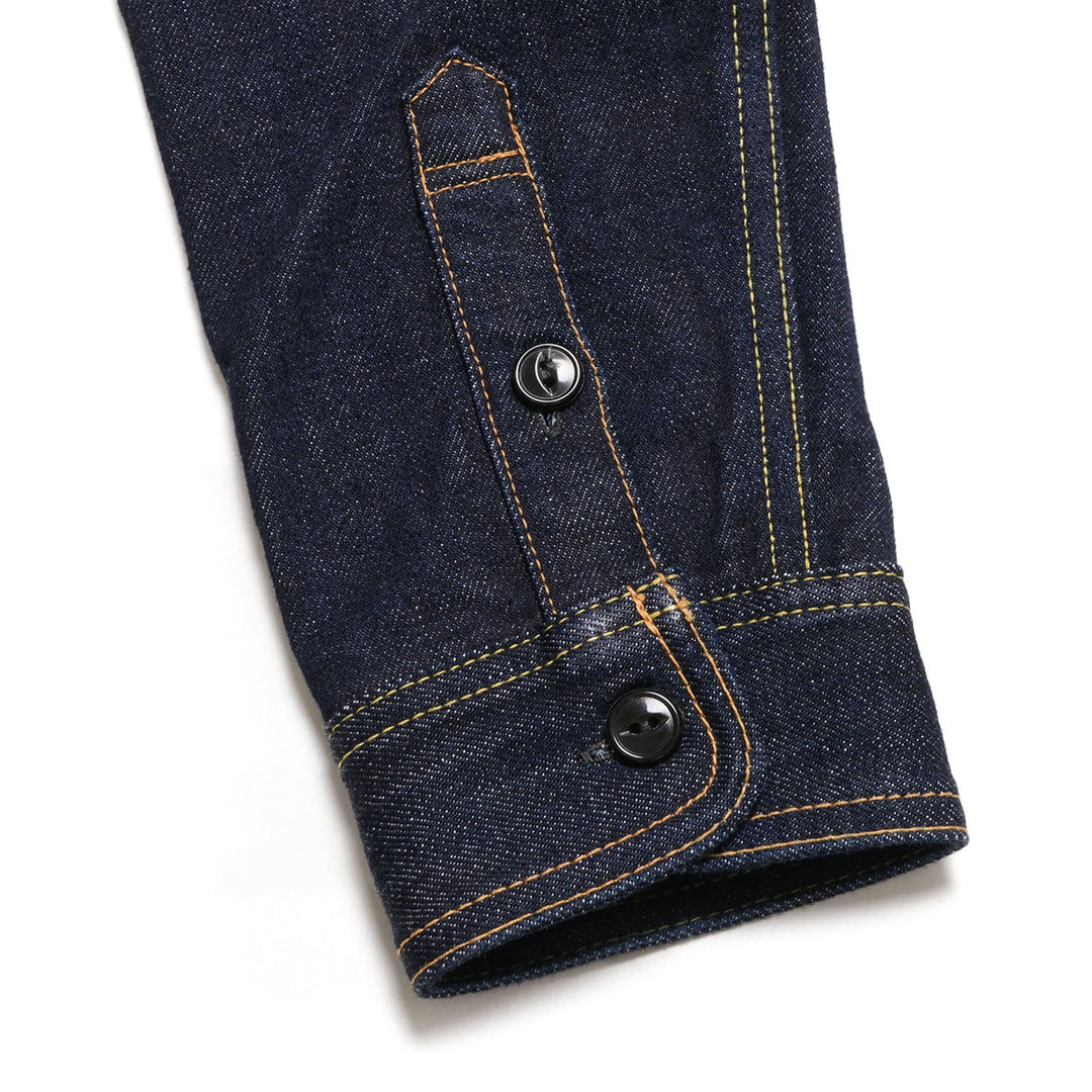 STUDIO D’ARTISAN & SA. - 14oz. DENIM WORK SHIRT - D5335