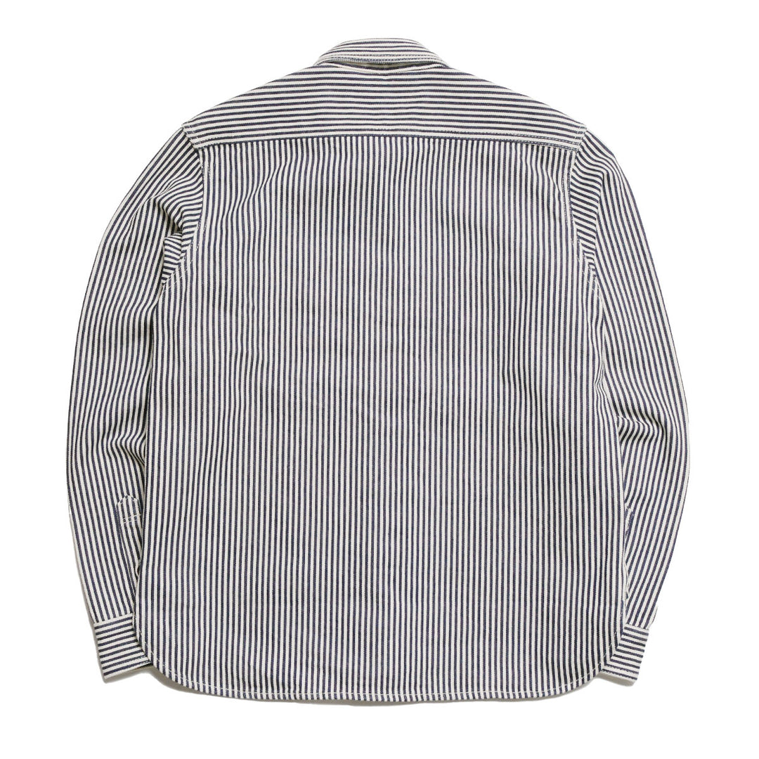 STUDIO D’ARTISAN & SA. - 14oz. HICKORY WORK SHIRT - D5335H