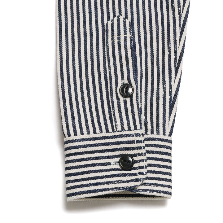 STUDIO D’ARTISAN & SA. - 14oz. HICKORY WORK SHIRT - D5335H