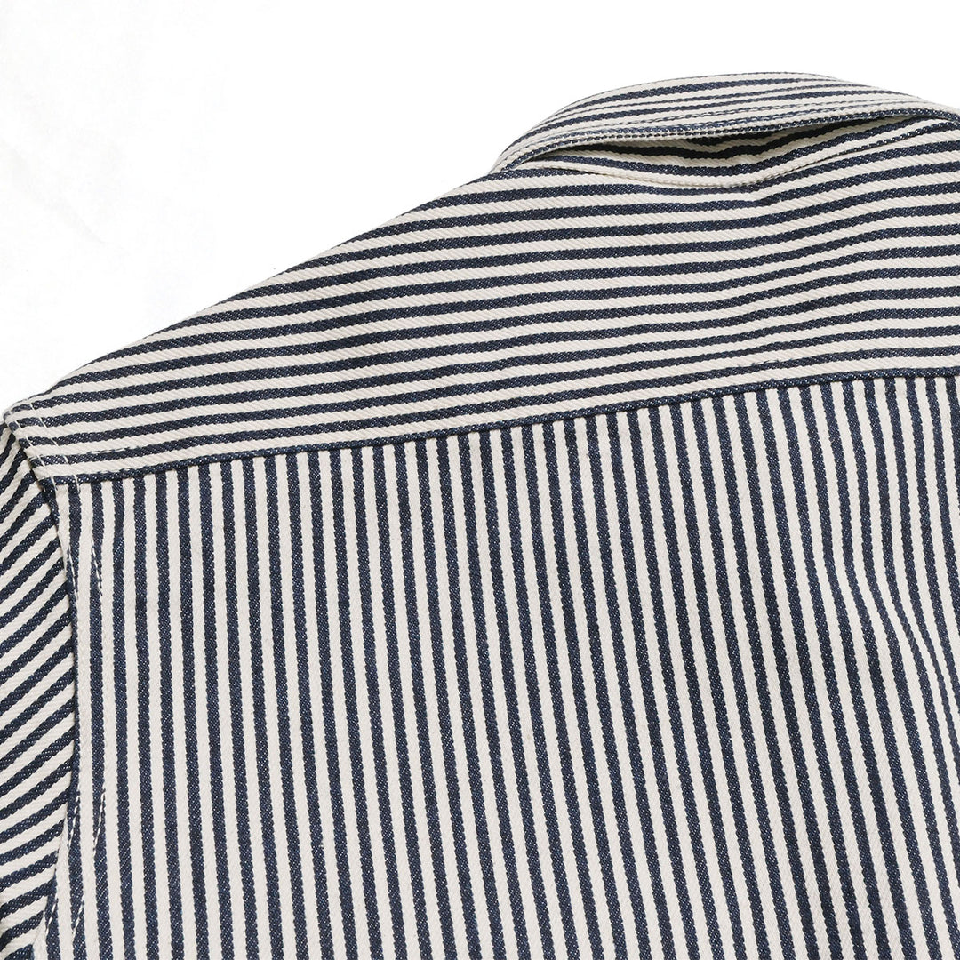 STUDIO D’ARTISAN & SA. - 14oz. HICKORY WORK SHIRT - D5335H