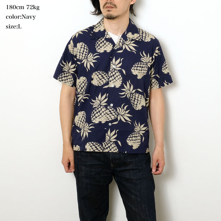 Duke Kahanamoku - Cotton Open Shirt - Duke's Pineapple - DK37811