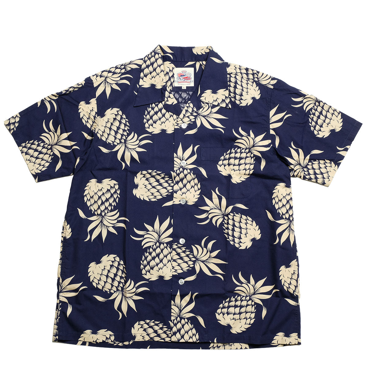 hatarake kusa さま専用 Sun Surf Duke Kahanamoku Cotton Open Shirt Duke's Pineapple