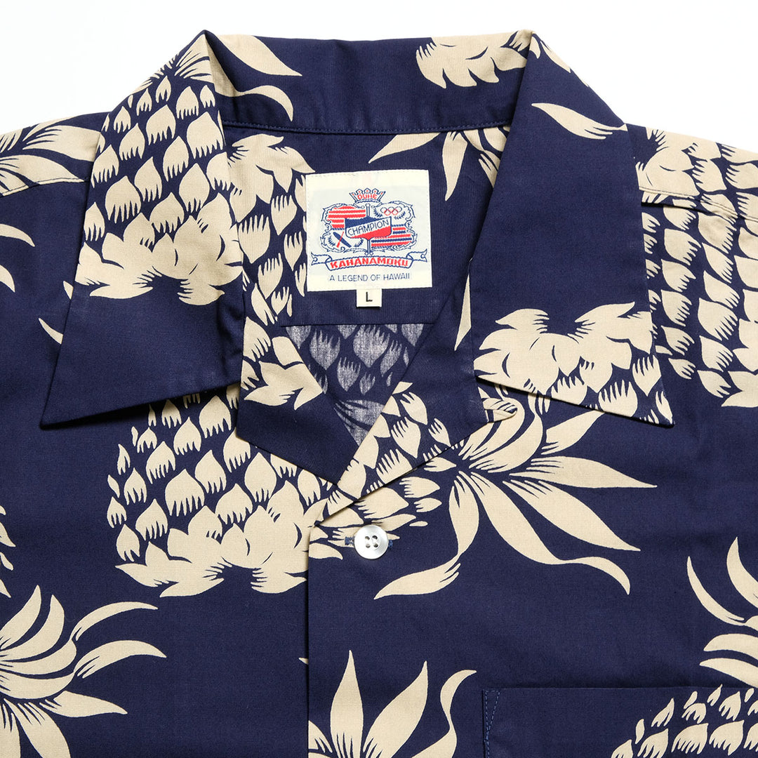Duke Kahanamoku - Cotton Open Shirt - Duke's Pineapple - DK37811