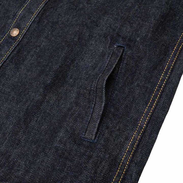 IRON HEART - 16oz Selvage C.P.O.Shirt / Indigo - IHSH-427