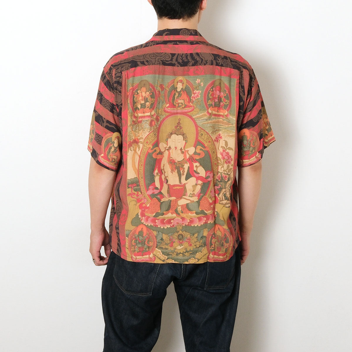 Alohamen商品 GOLD - ALOHA SHIRT “MANDARA” - GL39652 – HINOYA Online Store