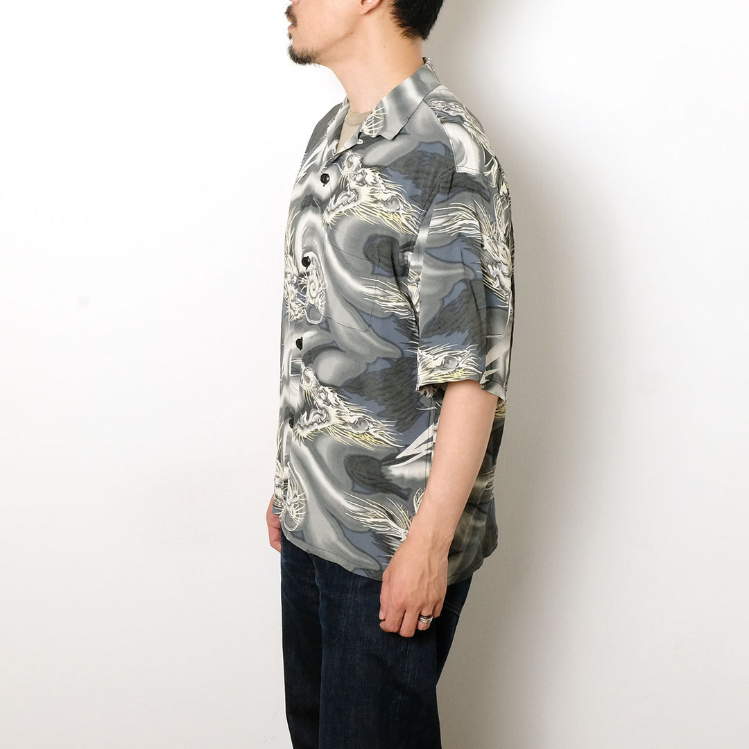 GOLD - ALOHA SHIRT “DRAGON” - GL39653