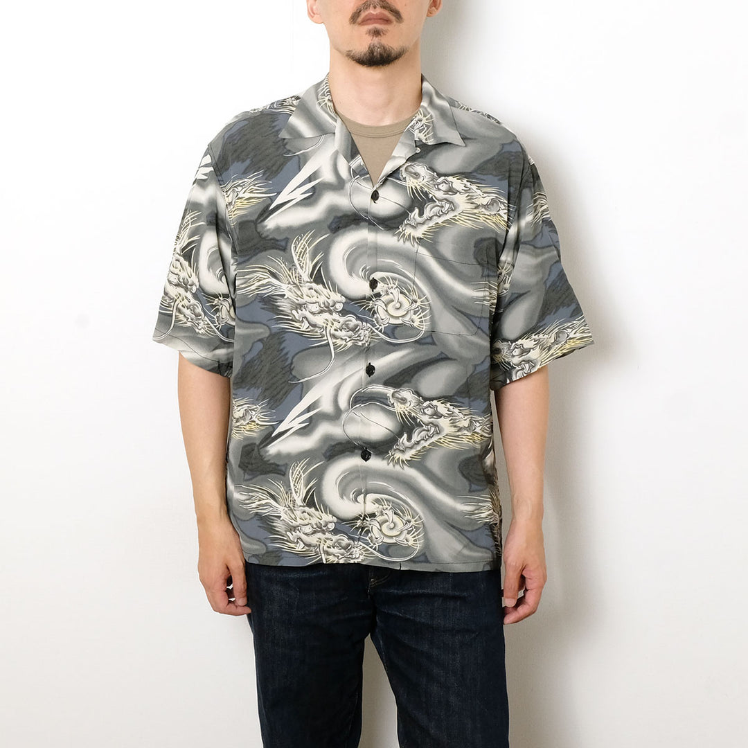 GOLD - ALOHA SHIRT “DRAGON” - GL39653