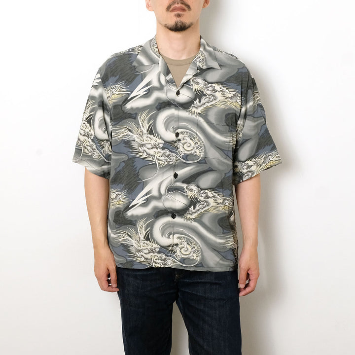 GOLD - ALOHA SHIRT “DRAGON” - GL39653