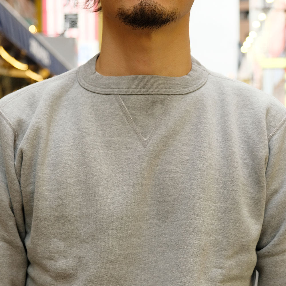HINOYA - SET-IN CREW NECK SWEATSHIRT - H-008