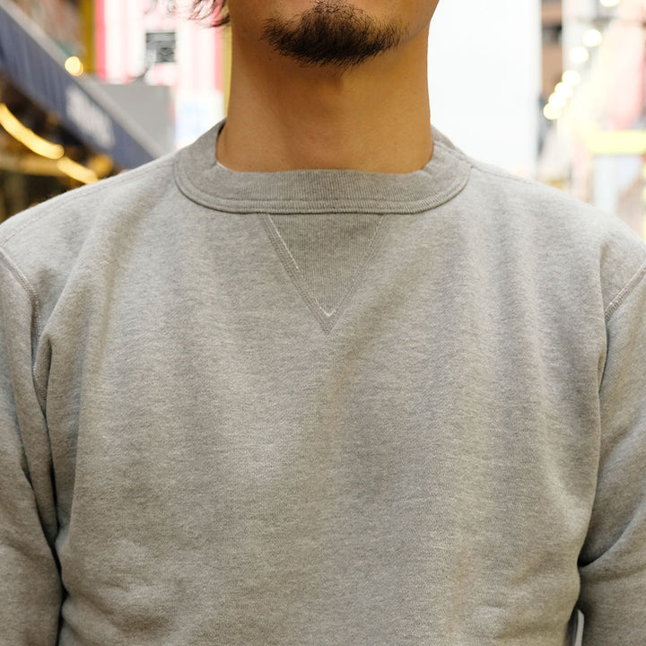 HINOYA - SET-IN CREW NECK SWEATSHIRT - H-008