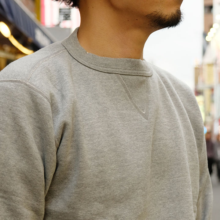 HINOYA - SET-IN CREW NECK SWEATSHIRT - H-008