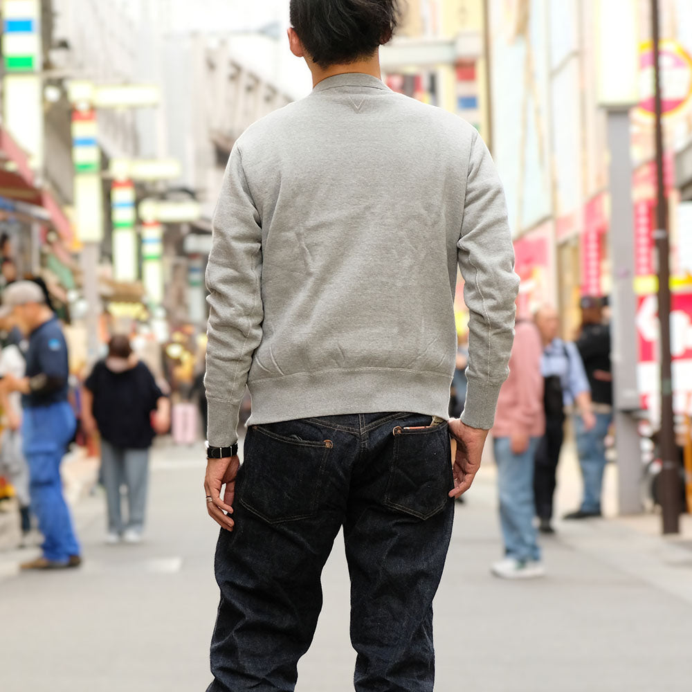 HINOYA - SET-IN CREW NECK SWEATSHIRT - H-008