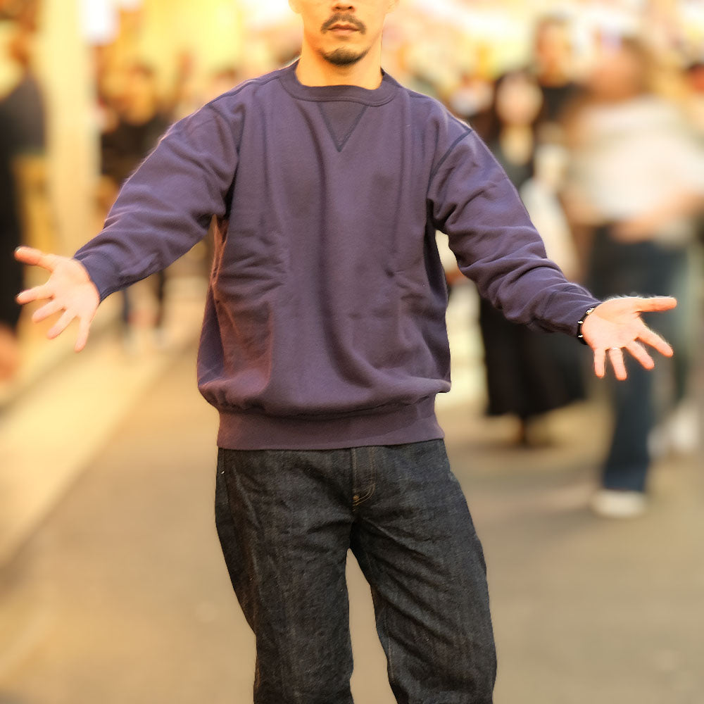 HINOYA - SET-IN CREW NECK SWEATSHIRT - H-008 – HINOYA Online Store