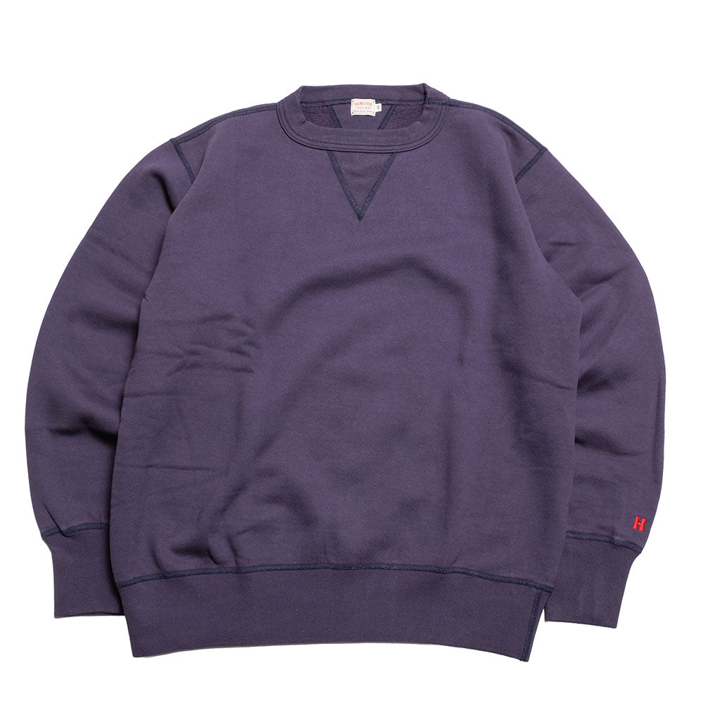 HINOYA - SET-IN CREW NECK SWEATSHIRT - H-008