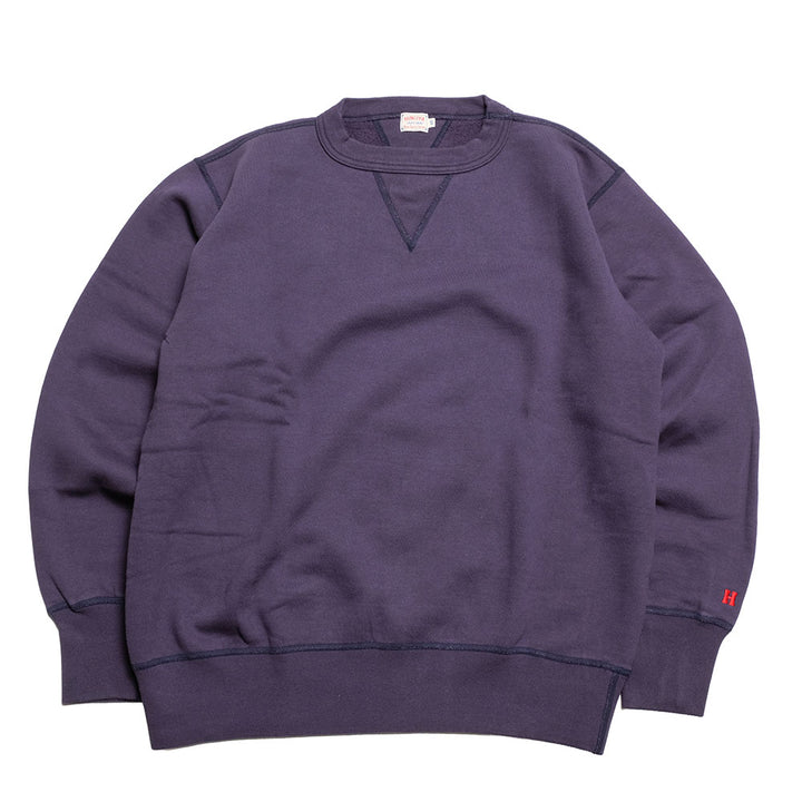 HINOYA - SET-IN CREW NECK SWEATSHIRT - H-008