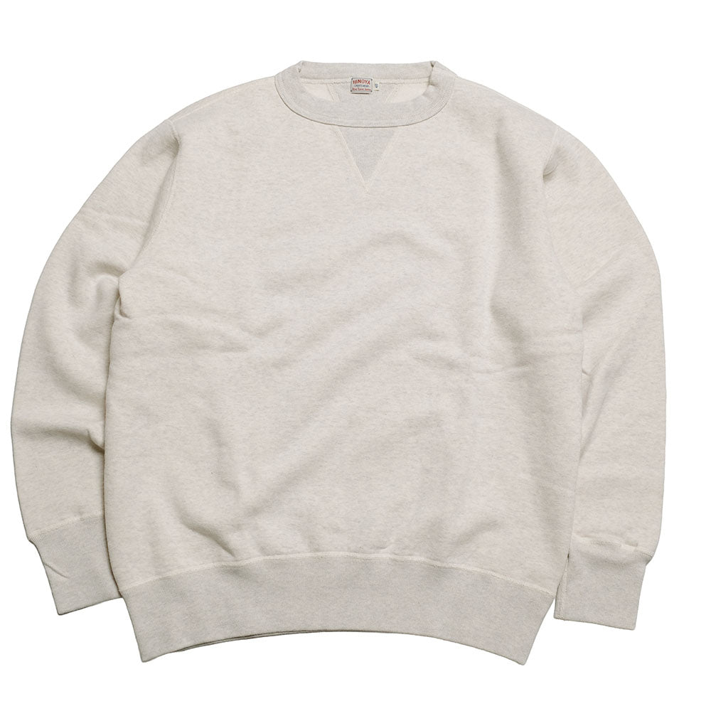 HINOYA - SET-IN CREW NECK SWEATSHIRT - H-008