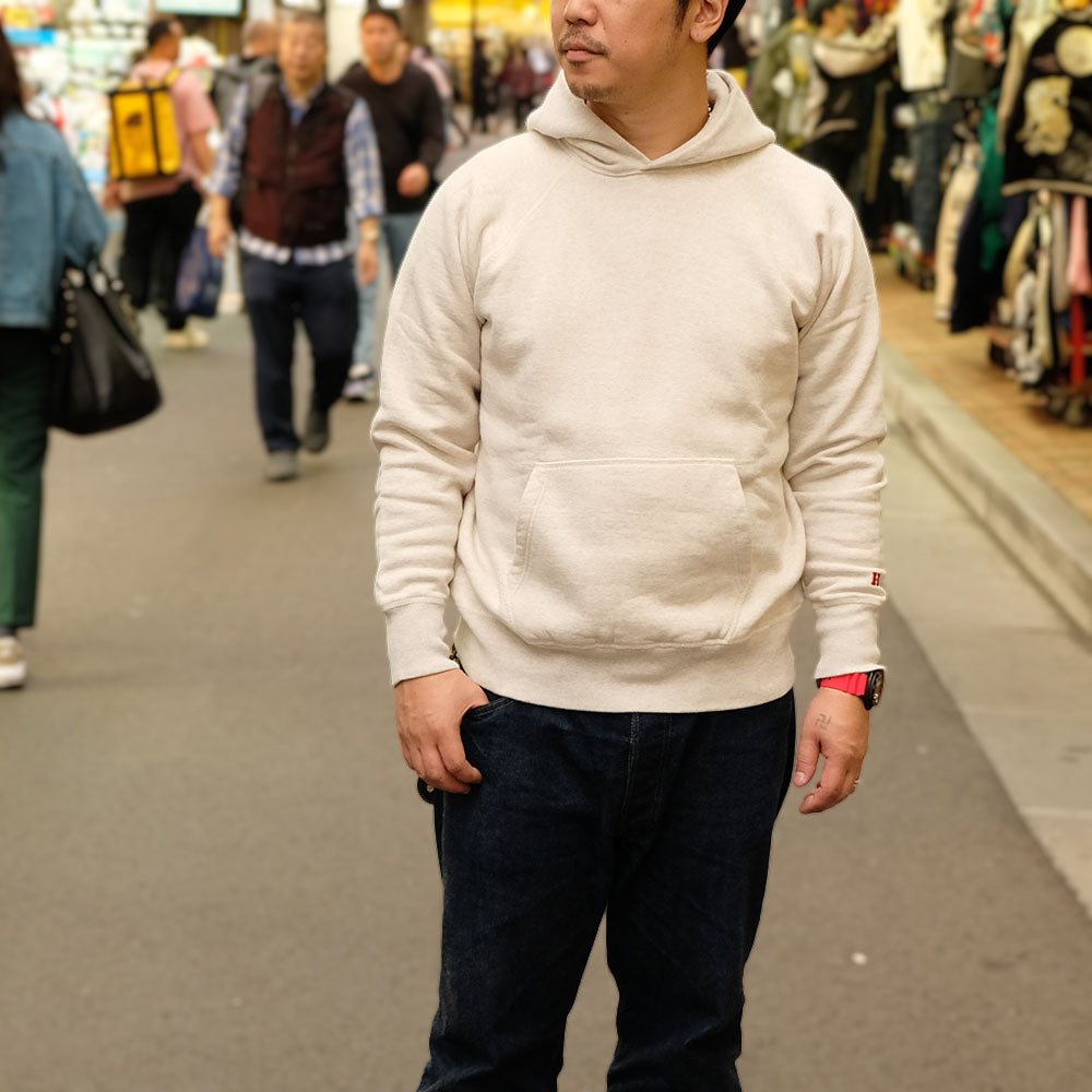 HINOYA - RAGLAN PULLOVER SWEAT HOODIE - H-008PK