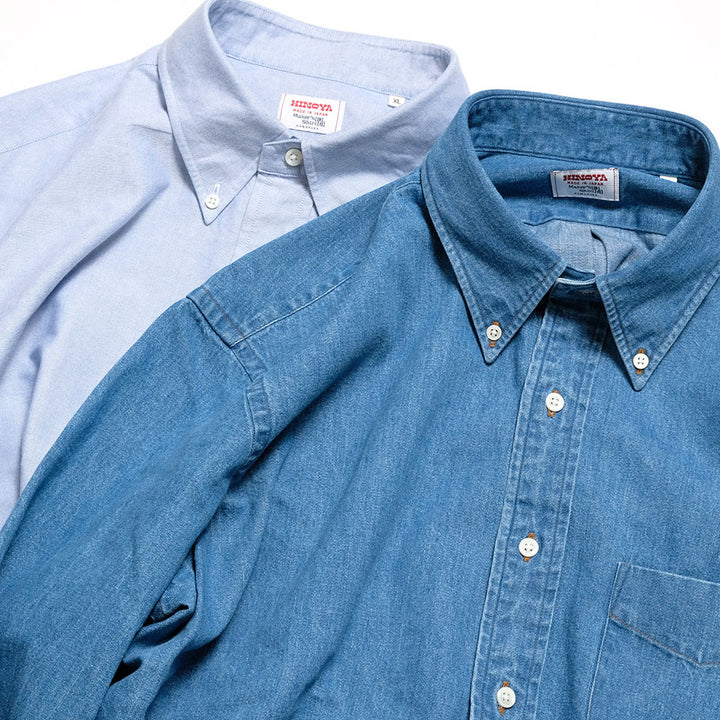 HINOYA - HINOYA EXCLUSIVE - KAMAKURA SHIRT - Classic Denim BD Shirt - H-KS02