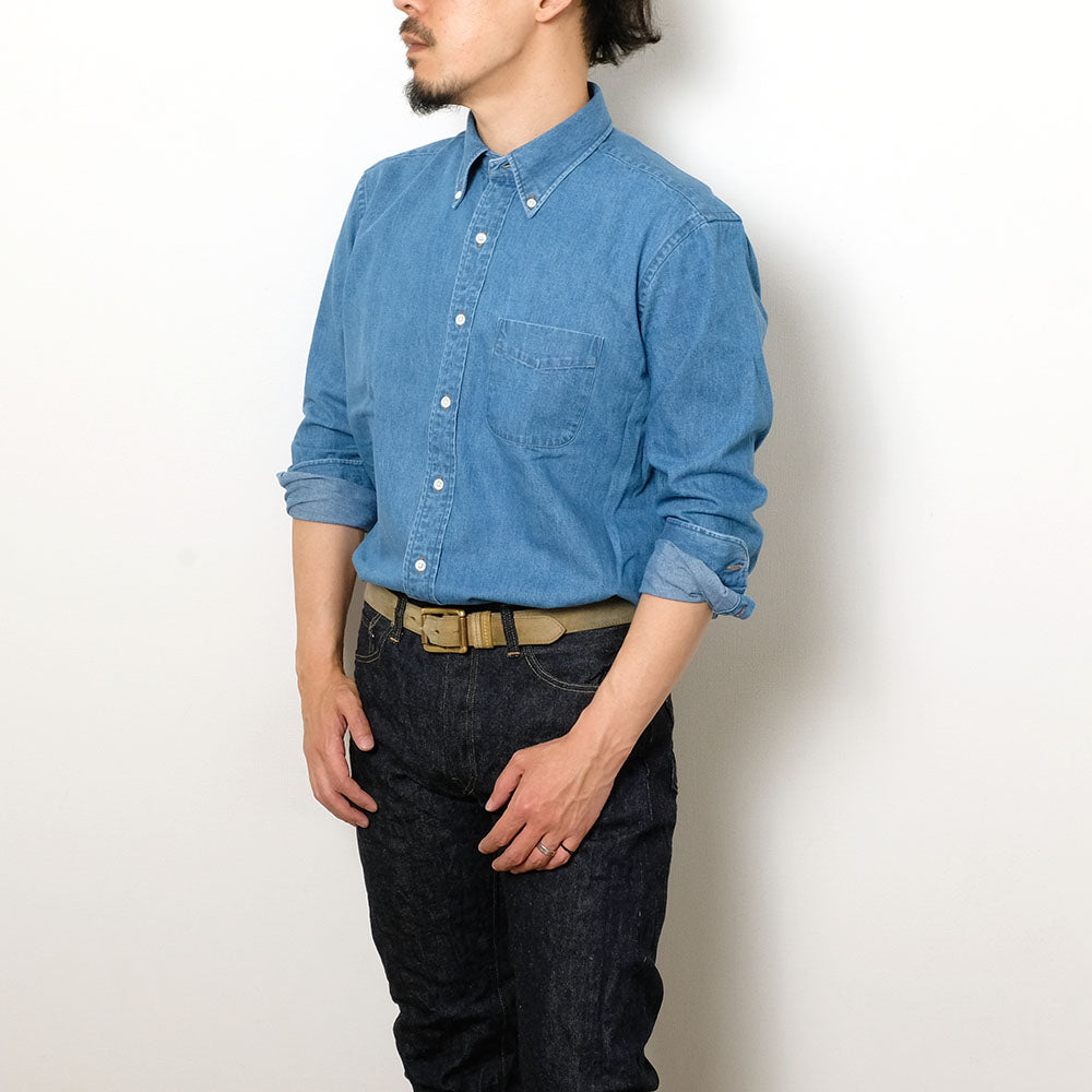HINOYA - HINOYA EXCLUSIVE - KAMAKURA SHIRT - Classic Denim BD Shirt - H-KS02