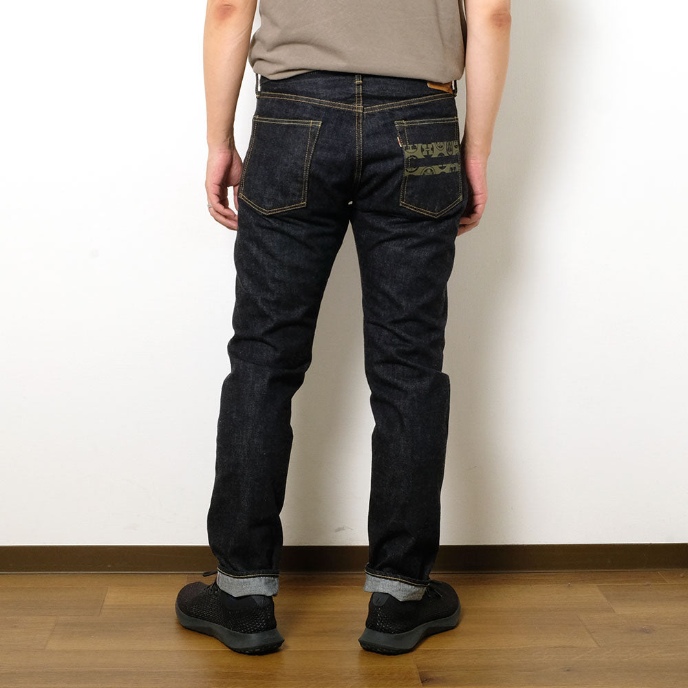 Momotaro Jeans x HINOYA Special Order - 15.7oz. Selvedge Denim Narrow Tapered - Momotaro-style WWII Model - H0105SP13