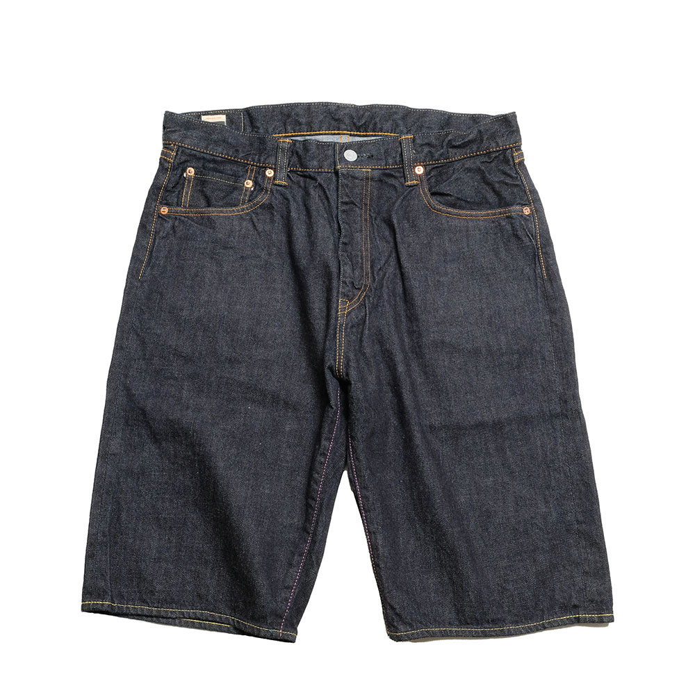 Momotaro Jeans - Syutsujin 13oz Extra Dark Indigo - Middle Short Pants - H1006SPZ-2