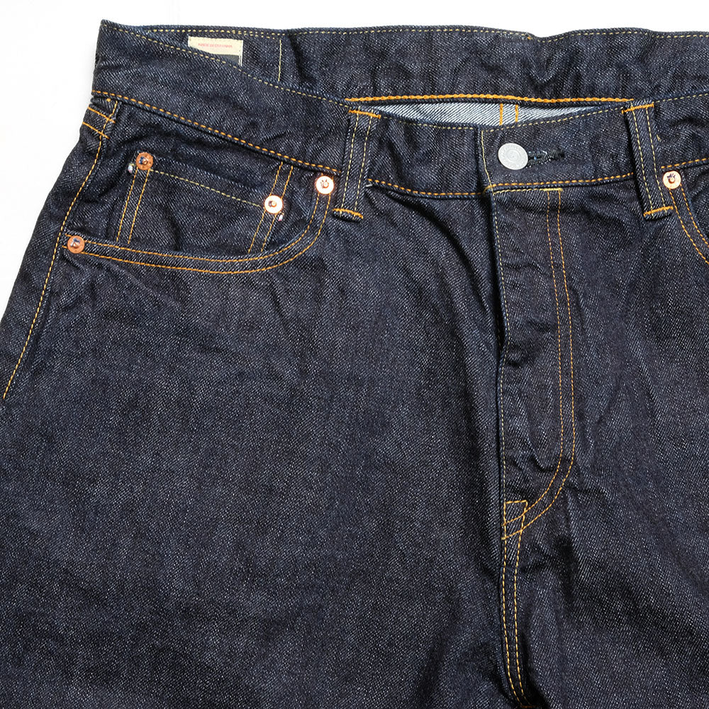 Momotaro Jeans - Syutsujin 13oz Super Dark Indigo - Middle Shorts - H1006SPZ-2