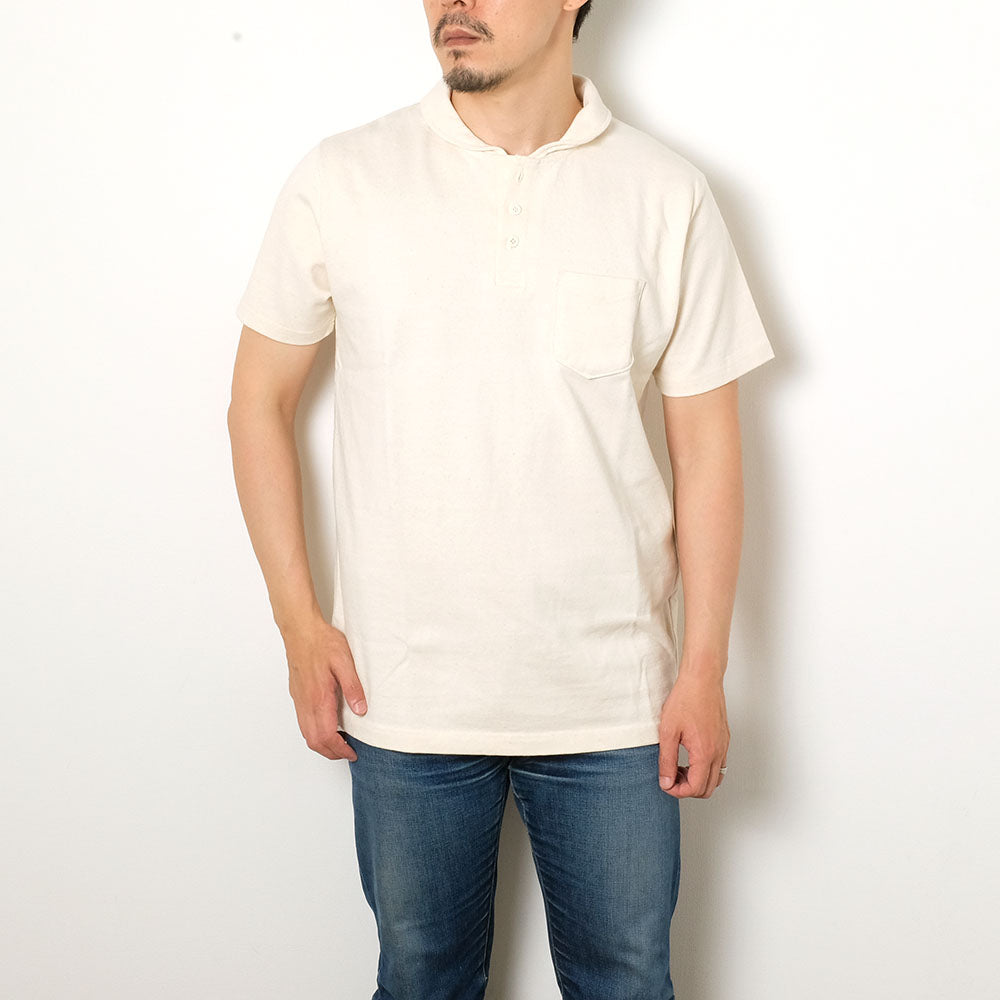 BURGUS PLUS - S/S Shawl Collar Polo Shirt - HBP-011