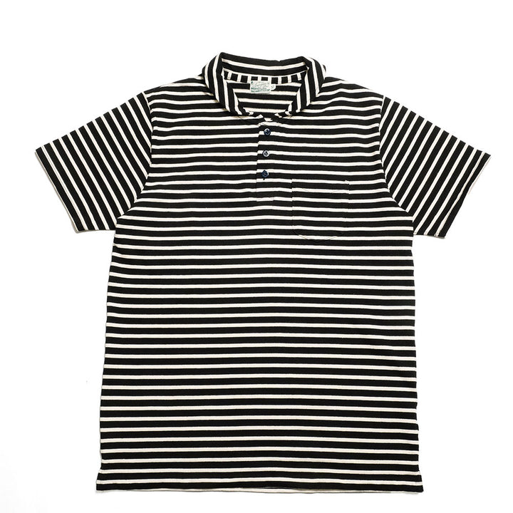 BURGUS PLUS Shawl Collar Border Polo Shirt HBP-011BD