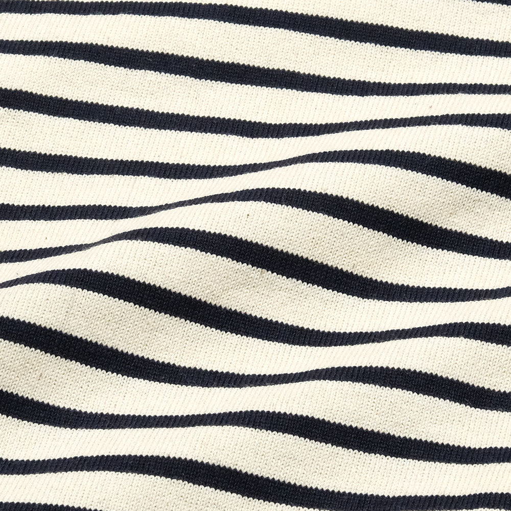 BURGUS PLUS - Shawl Collar Stripes Polo Shirt - HBP-011BD