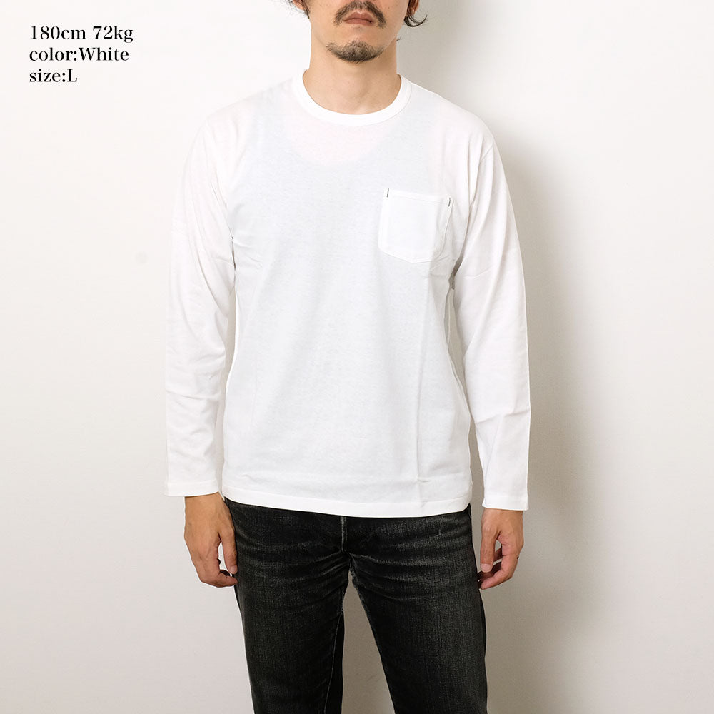 BURGUS PLUS - L/S Pocket T-Shirt - HBP-021B