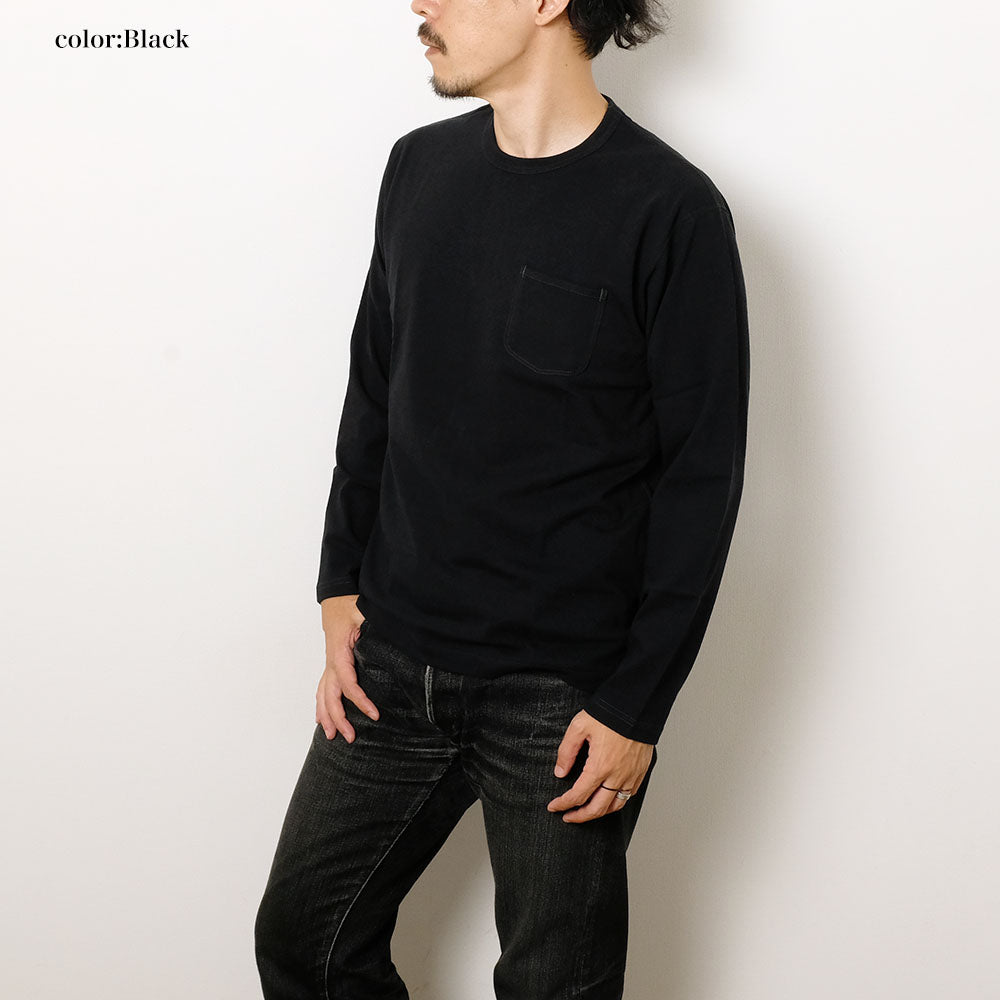 BURGUS PLUS - L/S Pocket T-Shirt - HBP-021B