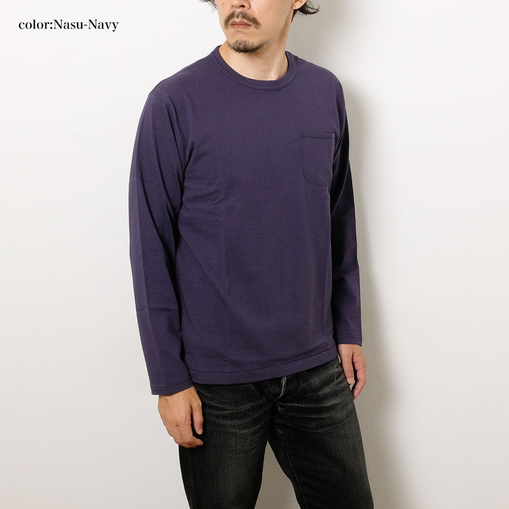 BURGUS PLUS - L/S Pocket T-Shirt - HBP-021B