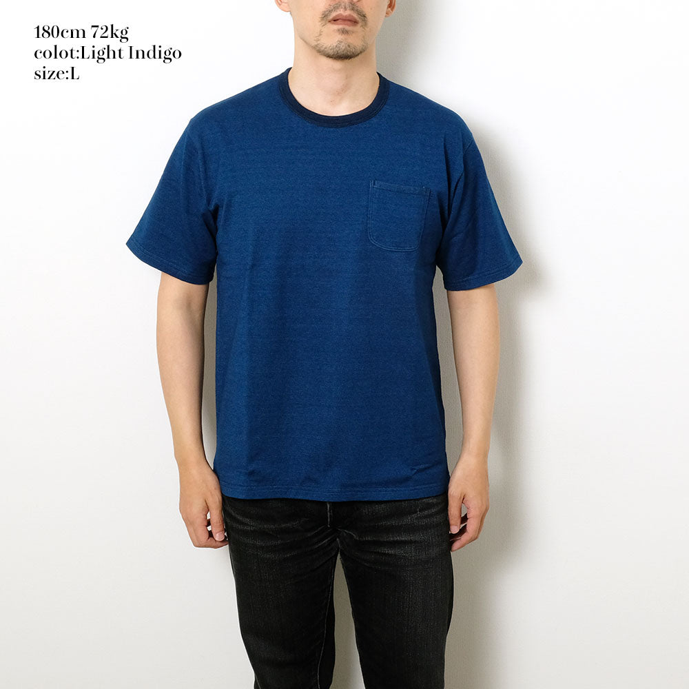 BURGUS PLUS - Indigo Pocket Tee - HBP-029
