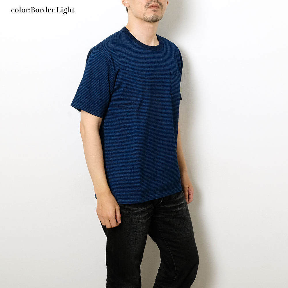 BURGUS PLUS - Indigo Pocket Tee - HBP-029