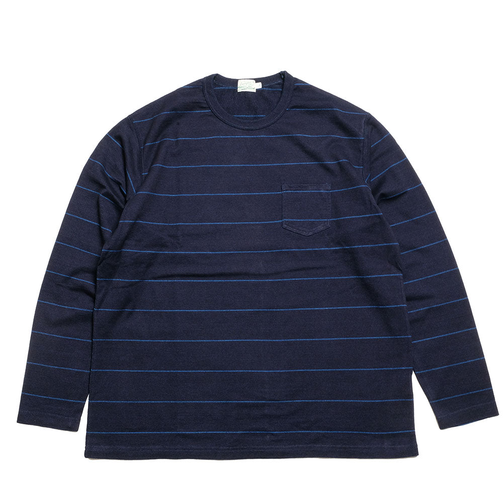 BURGUS PLUS - Indigo Long Sleeve T-Shirt - HBP-032