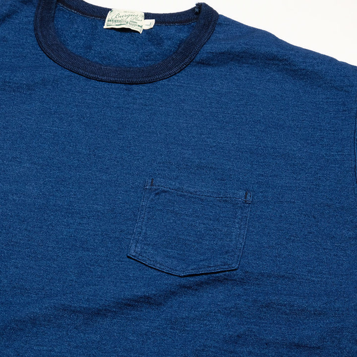 BURGUS PLUS - Indigo Long Sleeve T-Shirt - HBP-032