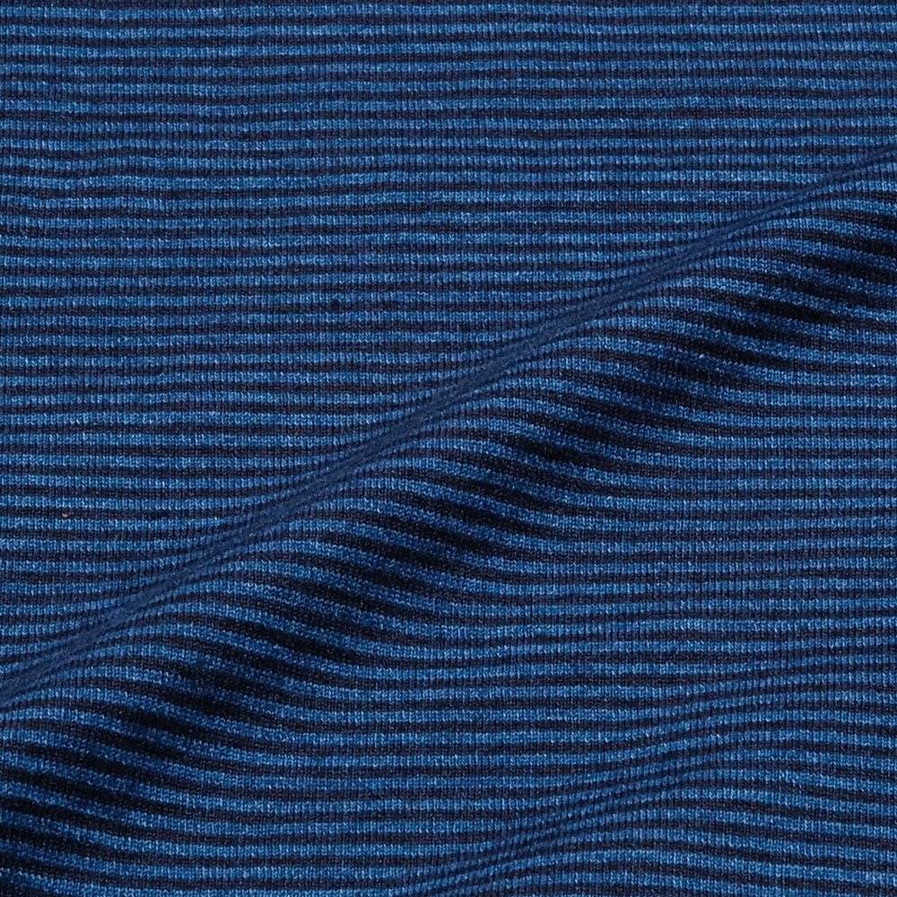 BURGUS PLUS - Indigo Long Sleeve T-Shirt - HBP-032