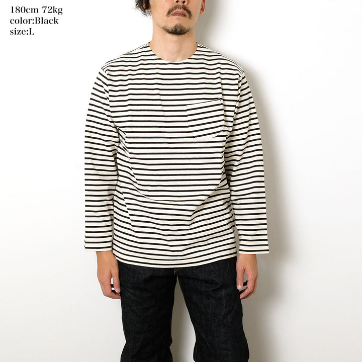 BURGUS PLUS - Relax Basque Shirt - Border - HBP-033BD