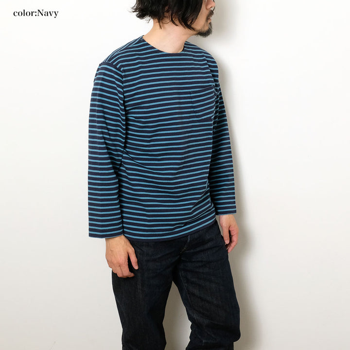 BURGUS PLUS - Relax Basque Shirt - Border - HBP-033BD