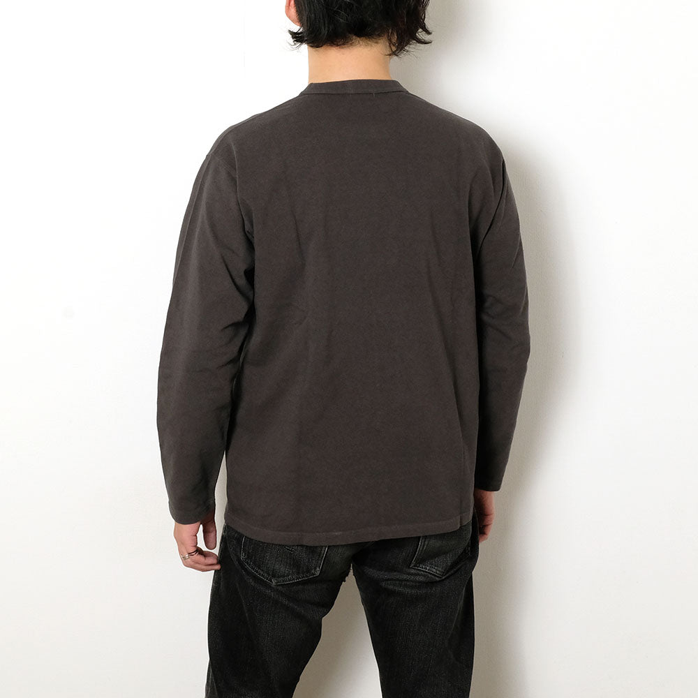 BURGUS PLUS - L/S High-Density Nep T-Shirt - HBP-034